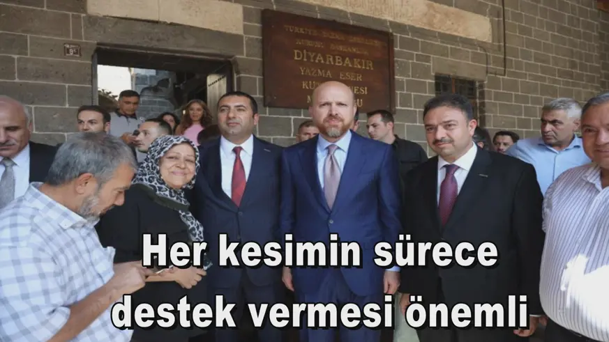 Her kesimin sürece destek vermesi önemli