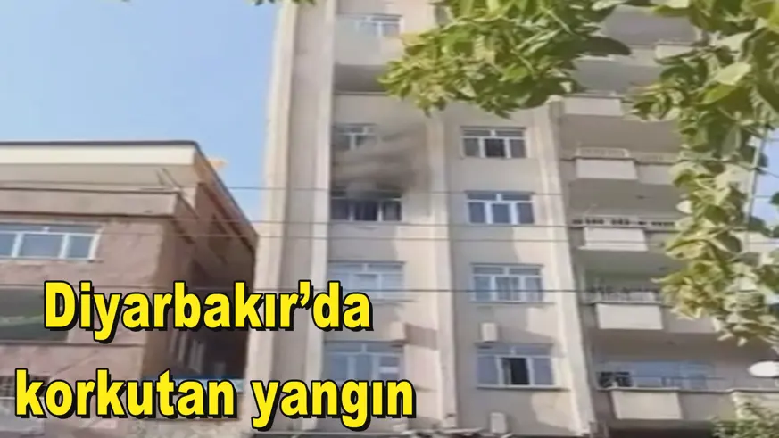 Diyarbakır’da  korkutan yangın