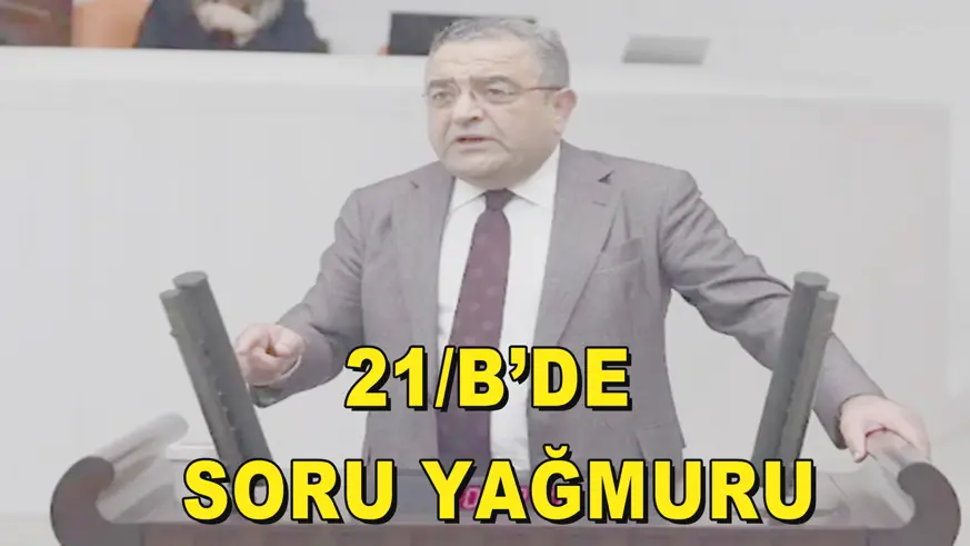 21/B’DE  SORU YAĞMURU