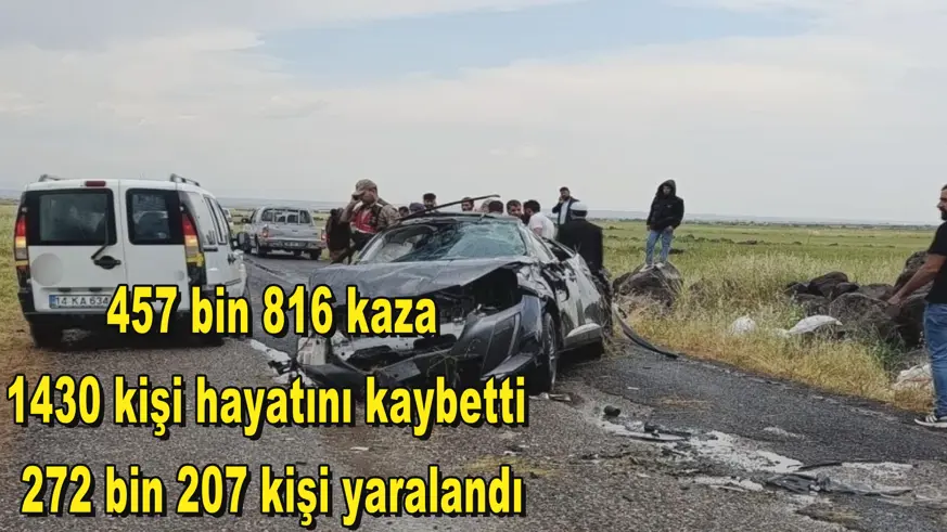 Yılın 8 aylık kaza bilançosu